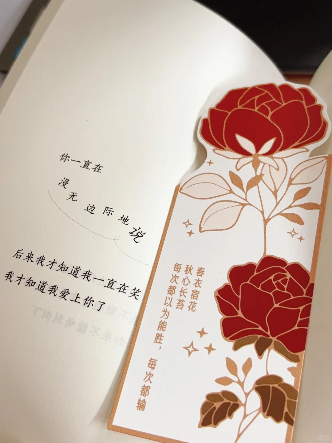 玫瑰只有对庄国栋，是生理性喜欢。