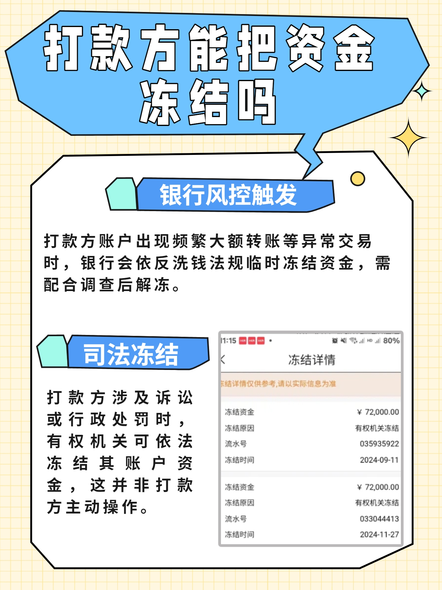 交易结算资金冻结要多久