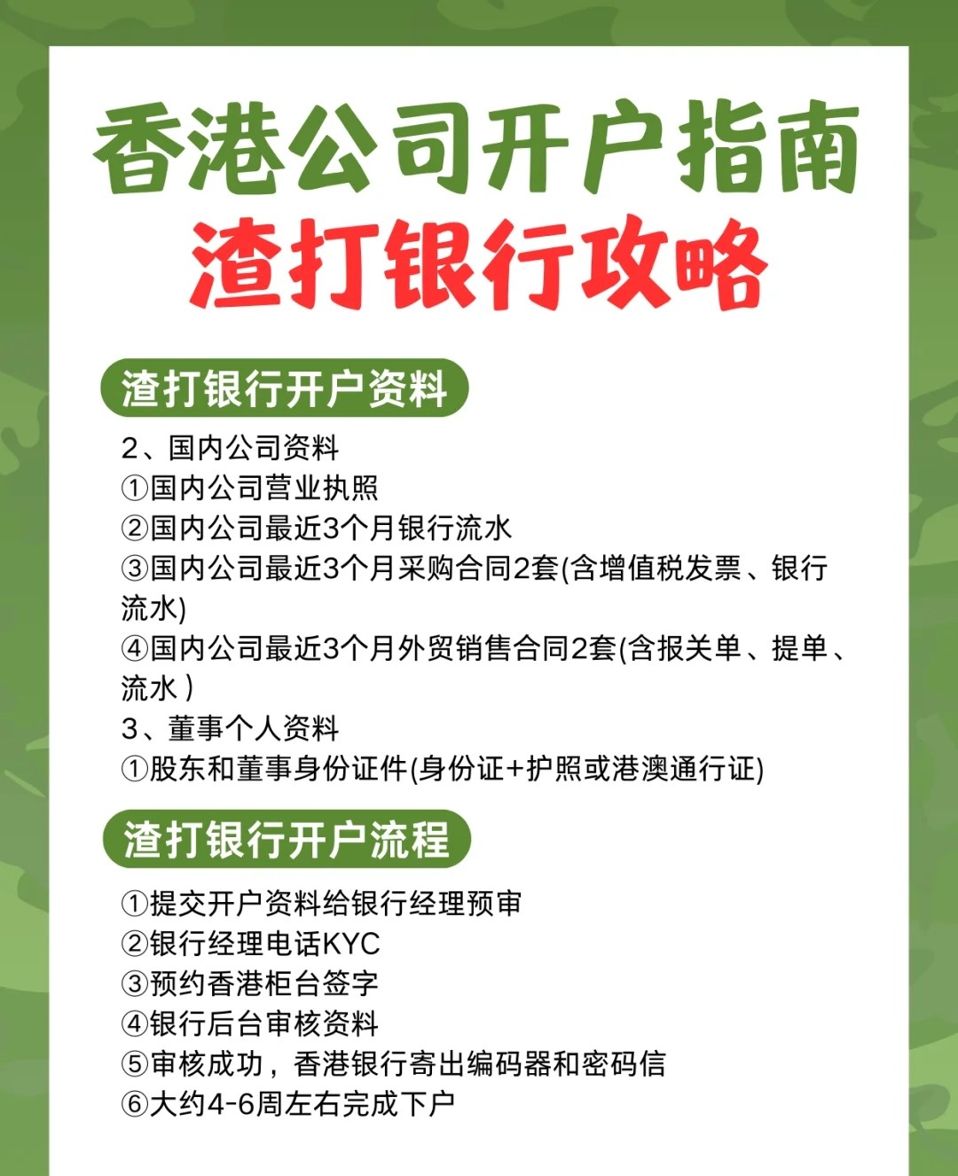 渣打银行两岸汇款