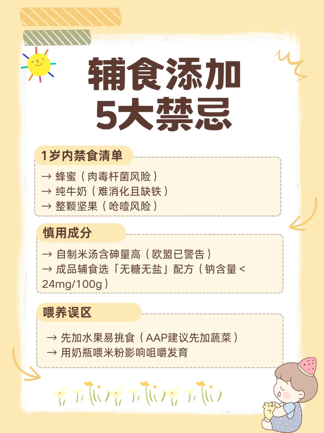 宝宝辅食添加全攻略