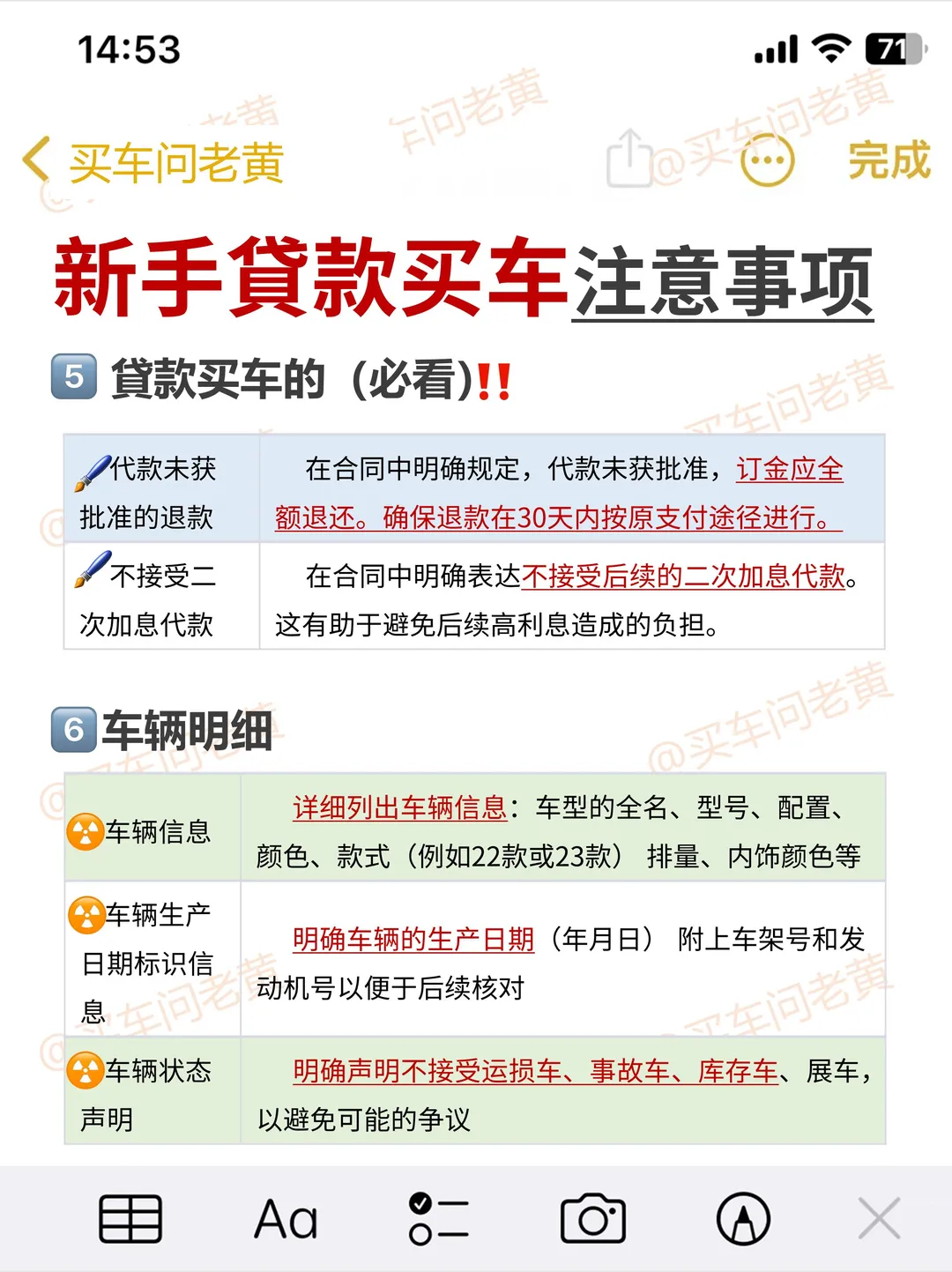 1、2月貸款买车存下吧~很全！