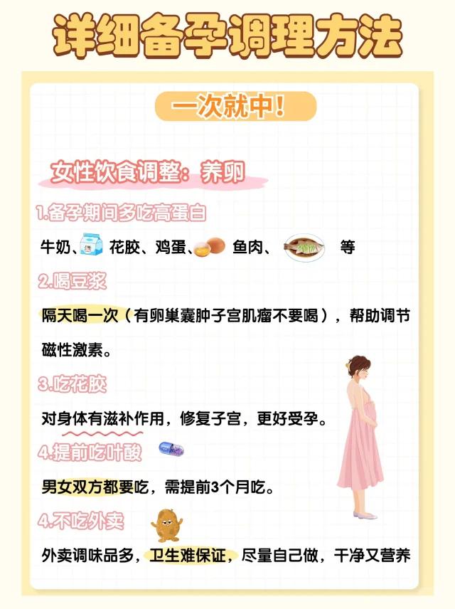 夫妻备孕这样做超全备孕攻略