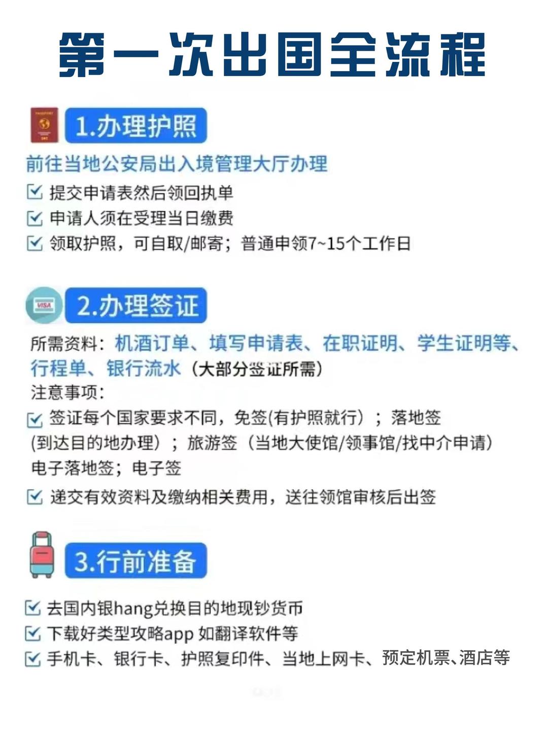 第一次出国详细旅游攻略