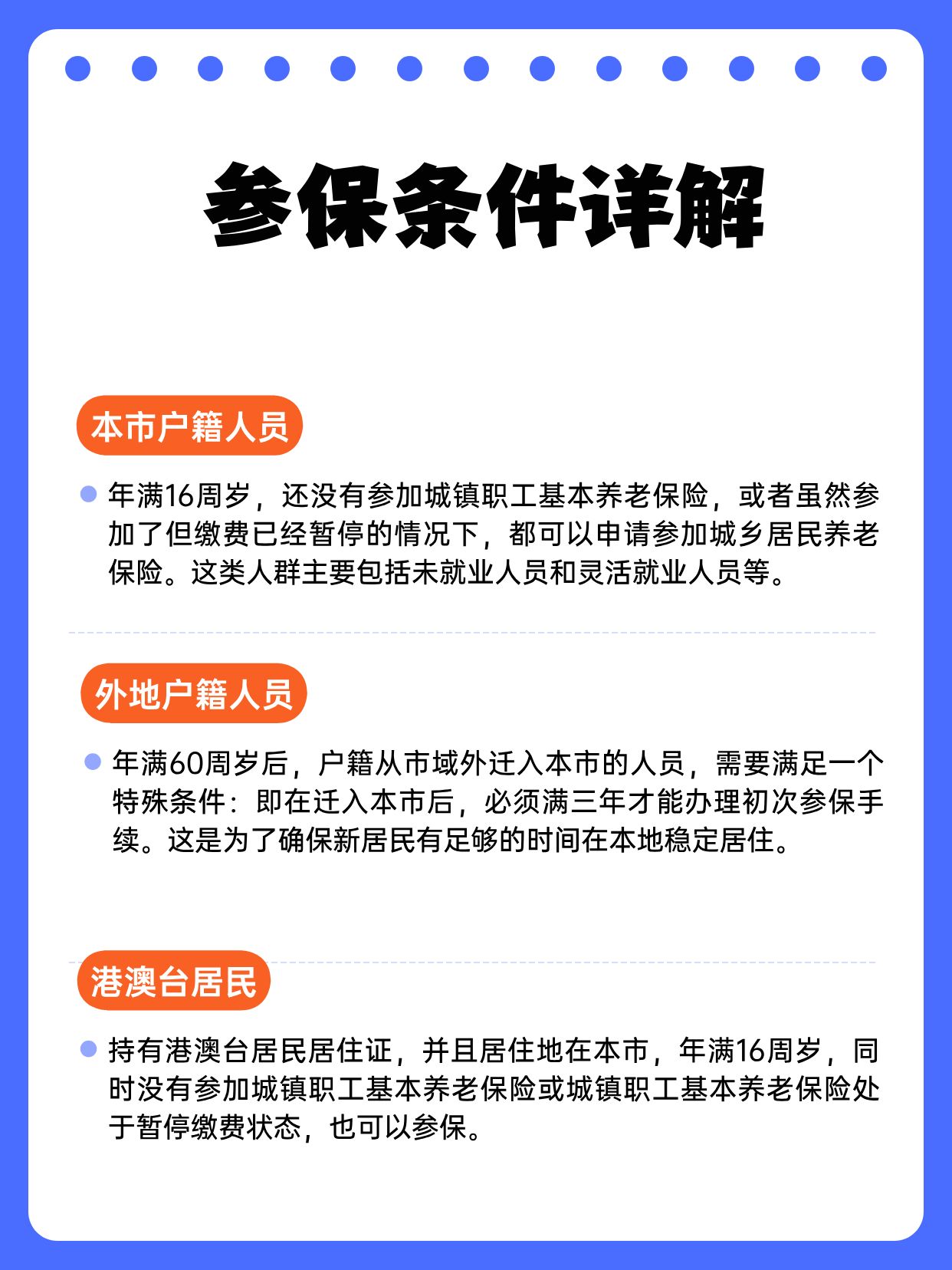 购买保险所需要的条件
