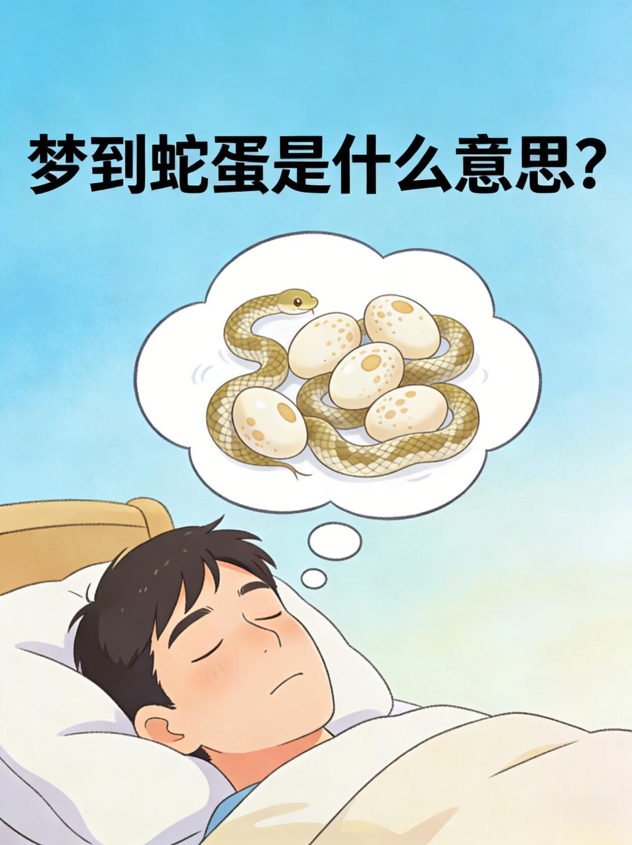 周公解梦，梦到蛇蛋的深层寓意与解析