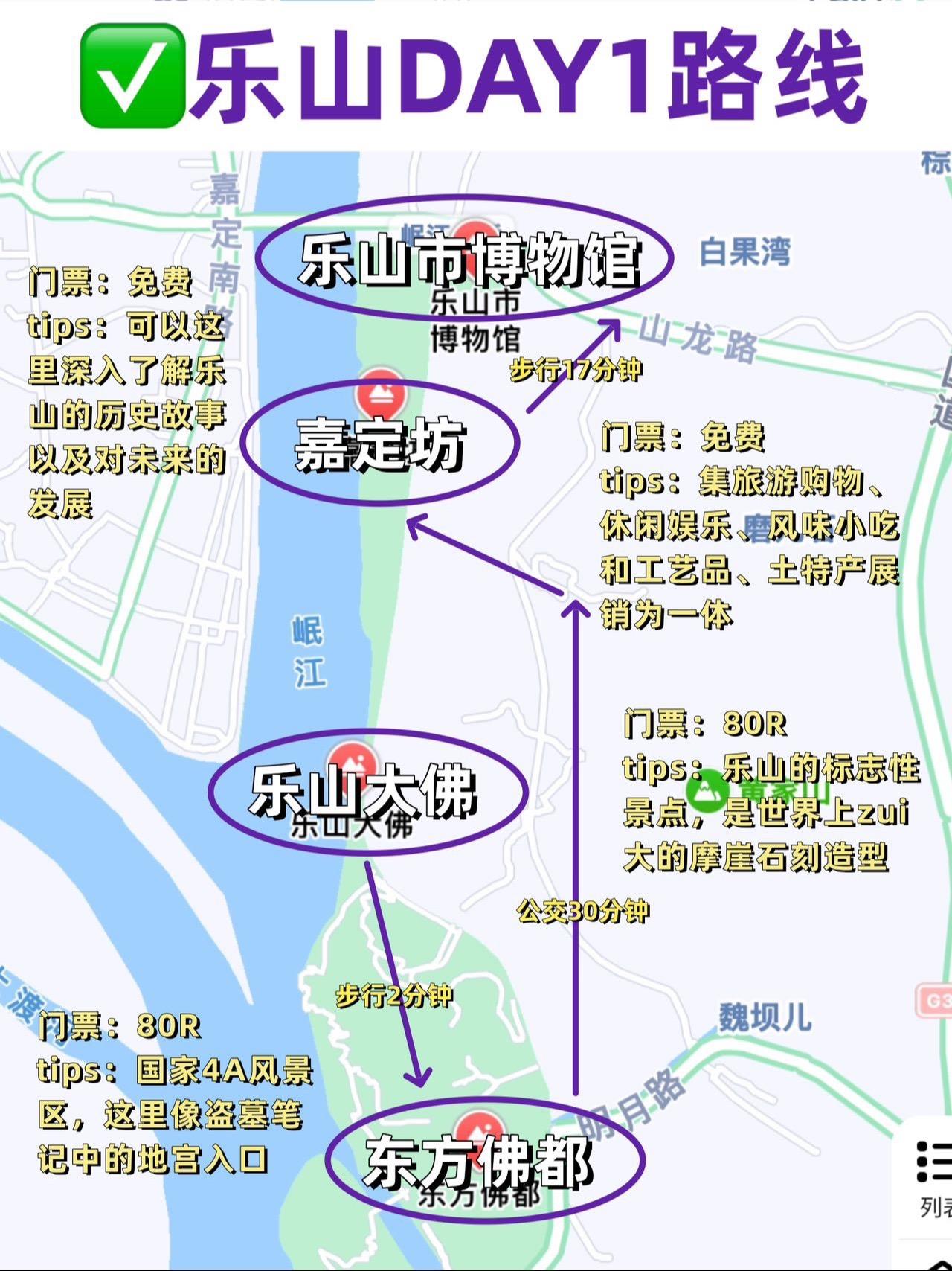 乐山三日游全攻略
