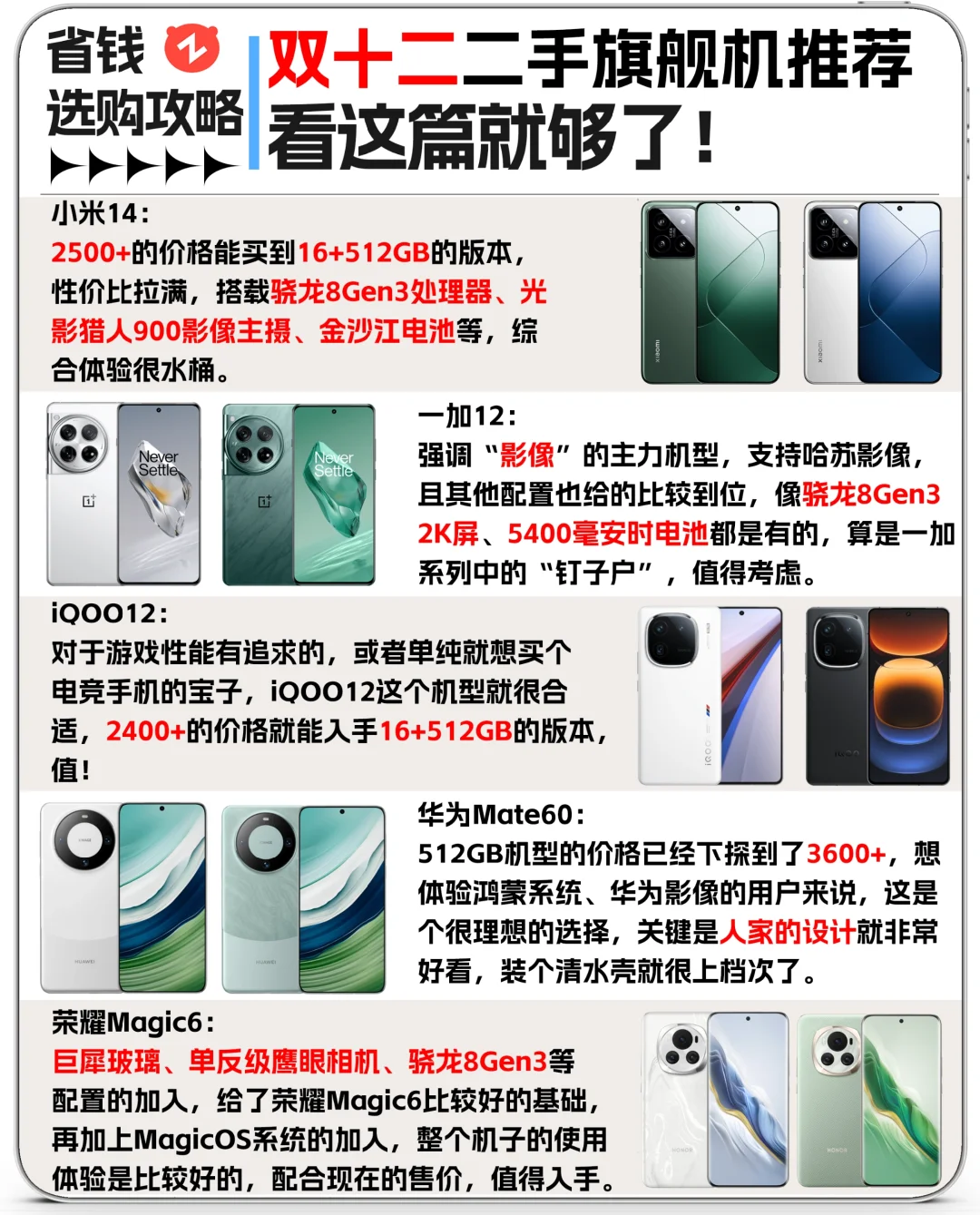 双11手机排行榜:性能与性价比的双重巅峰