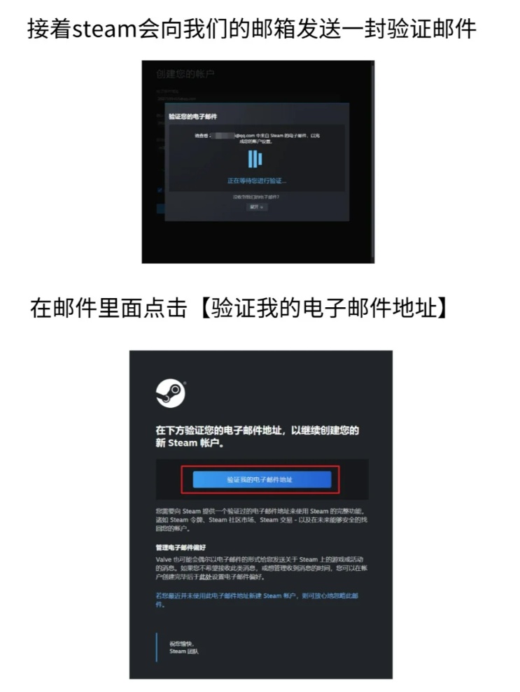 steam注册验证要多久