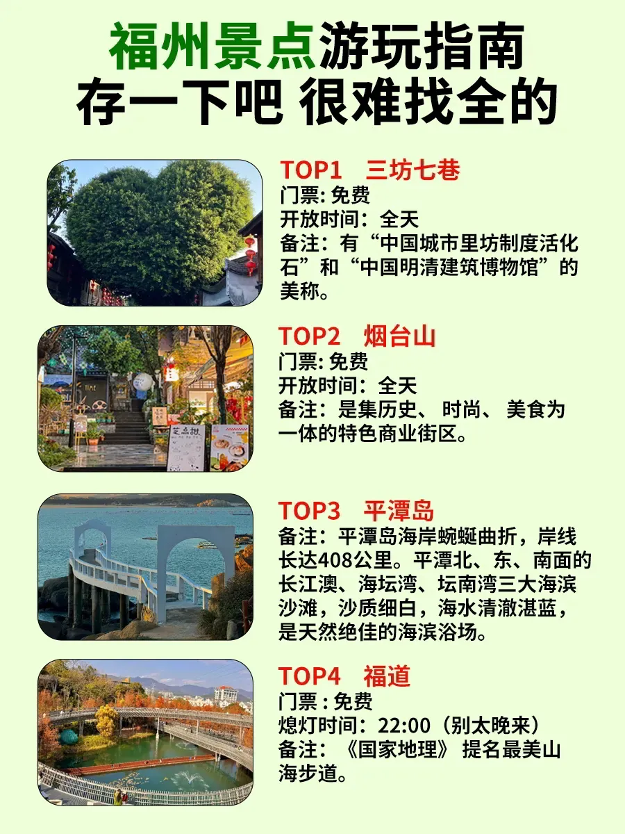 福州景点排行携程：深度探索城市之美，必游的景点推荐