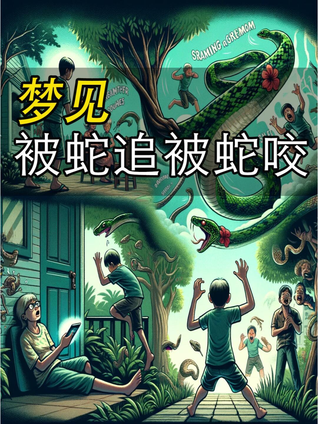 梦境迷雾，梦到我的亲姐姐被蛇咬——深度解析与预兆解读