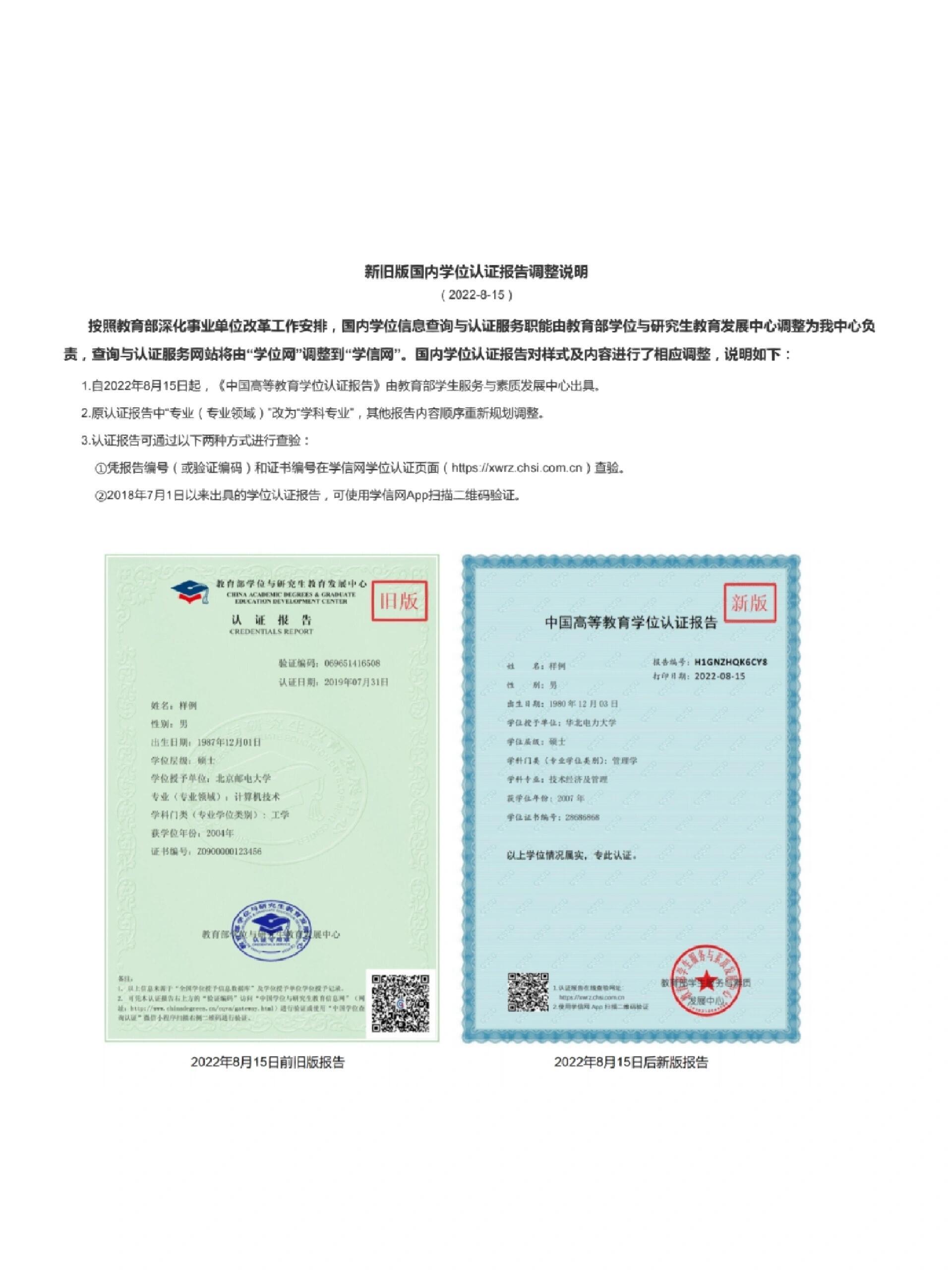 学位认证书验证码是什么