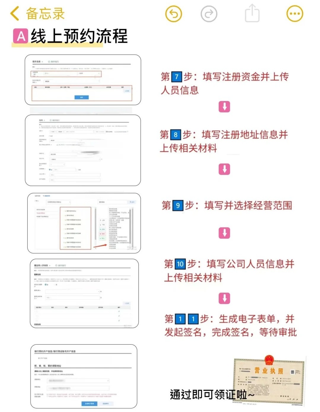 线上怎样注册营业执照