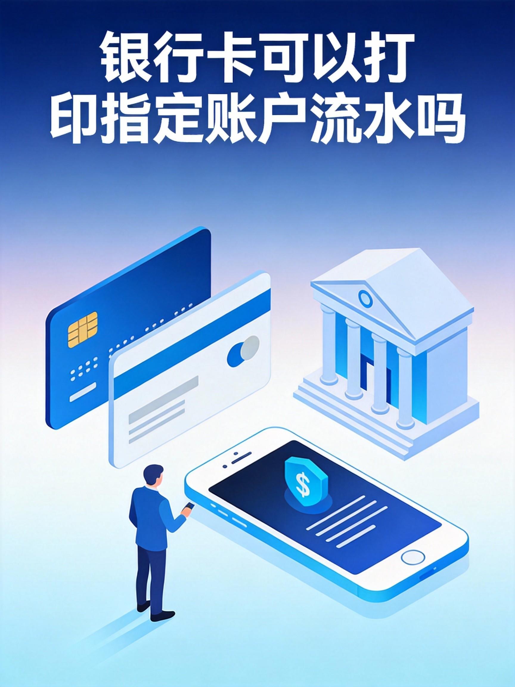 银行卡可以打印指定账户流水吗？