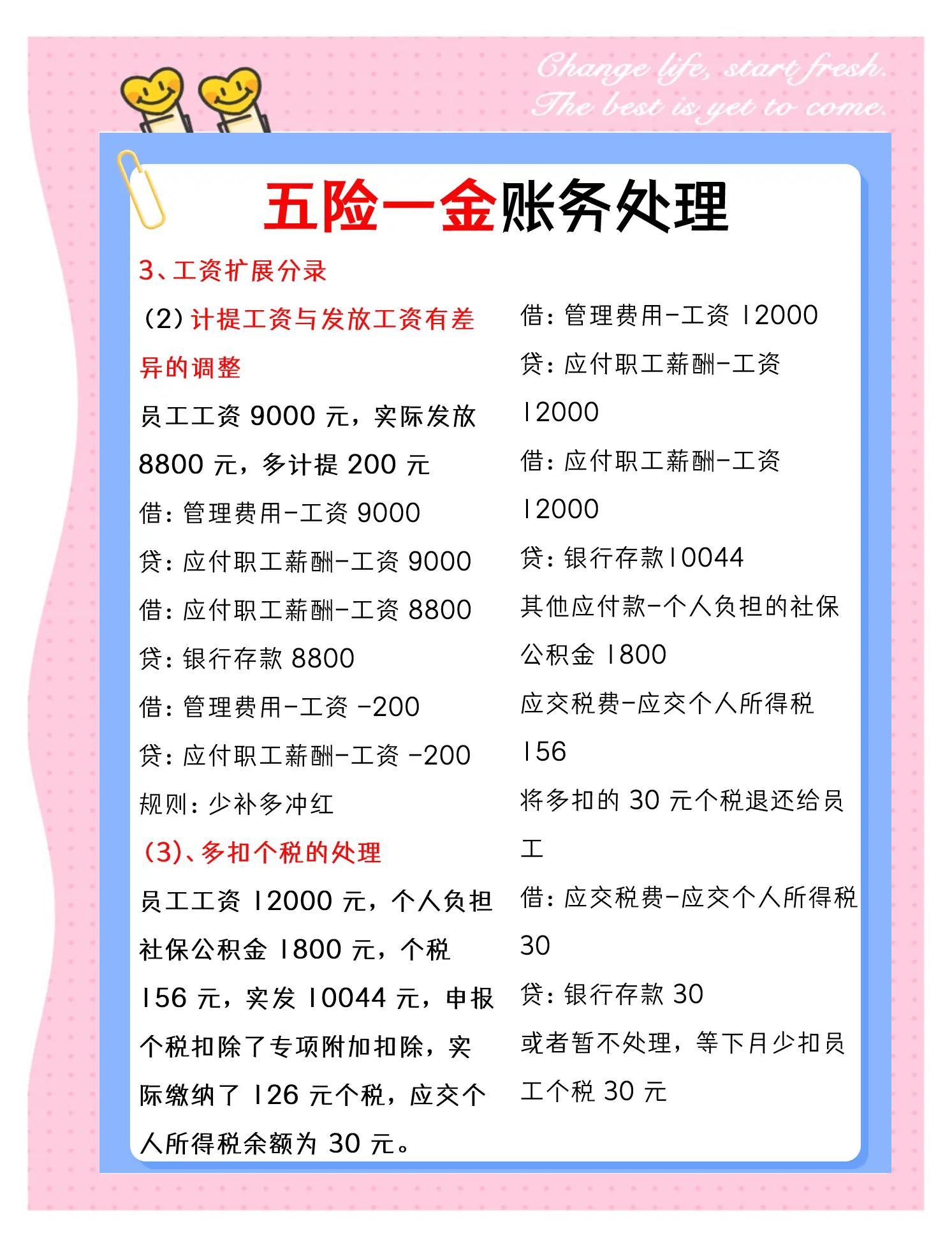 一文看懂：五险一金的账务处理与缴纳