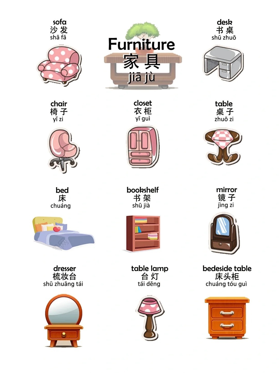 沙发的拼音分享