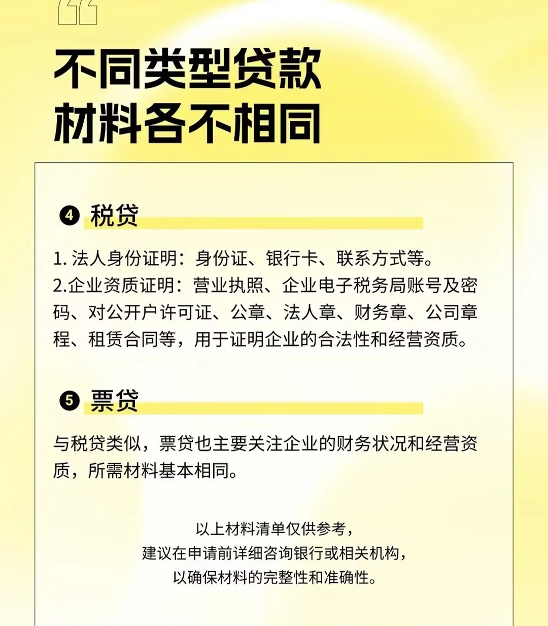 速看：去银行贷款5万需要什么资料介绍