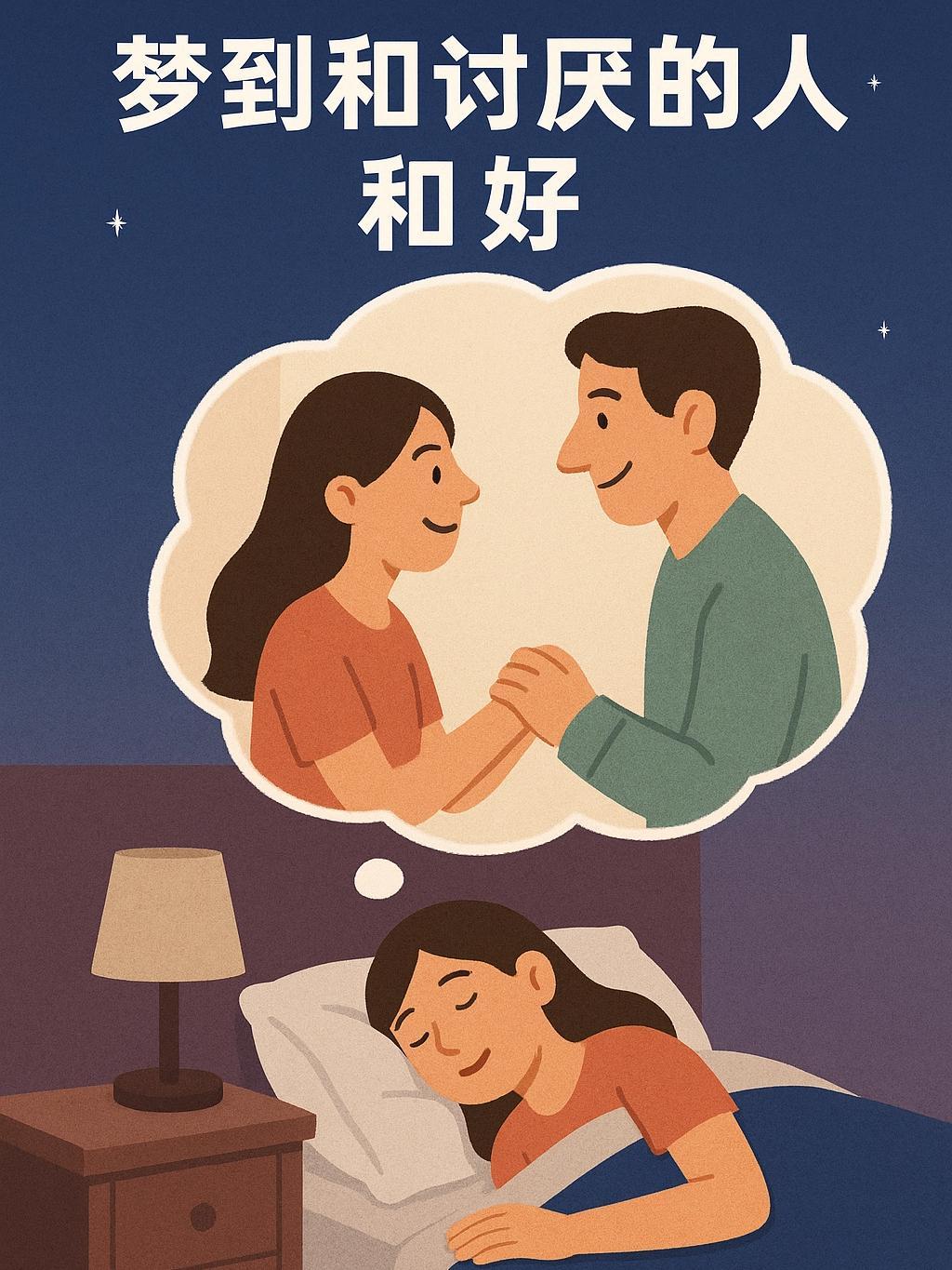 梦境之谜，为何梦见讨厌自己的人对自己好？