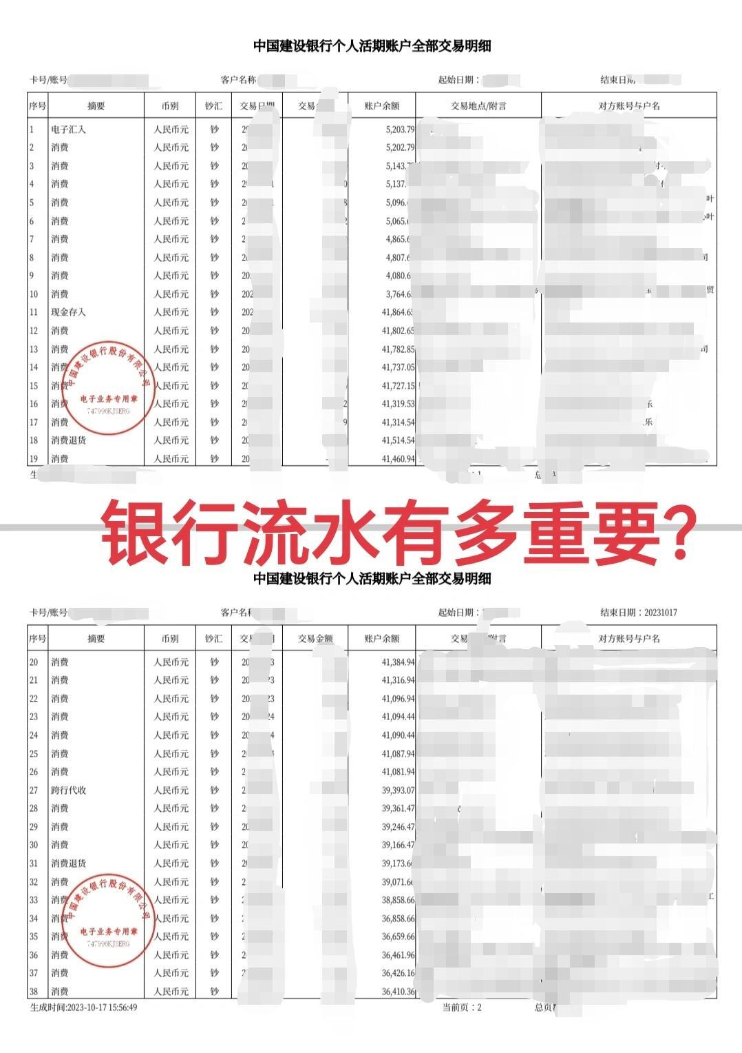 银行流水揭秘：贷款与消费的秘密