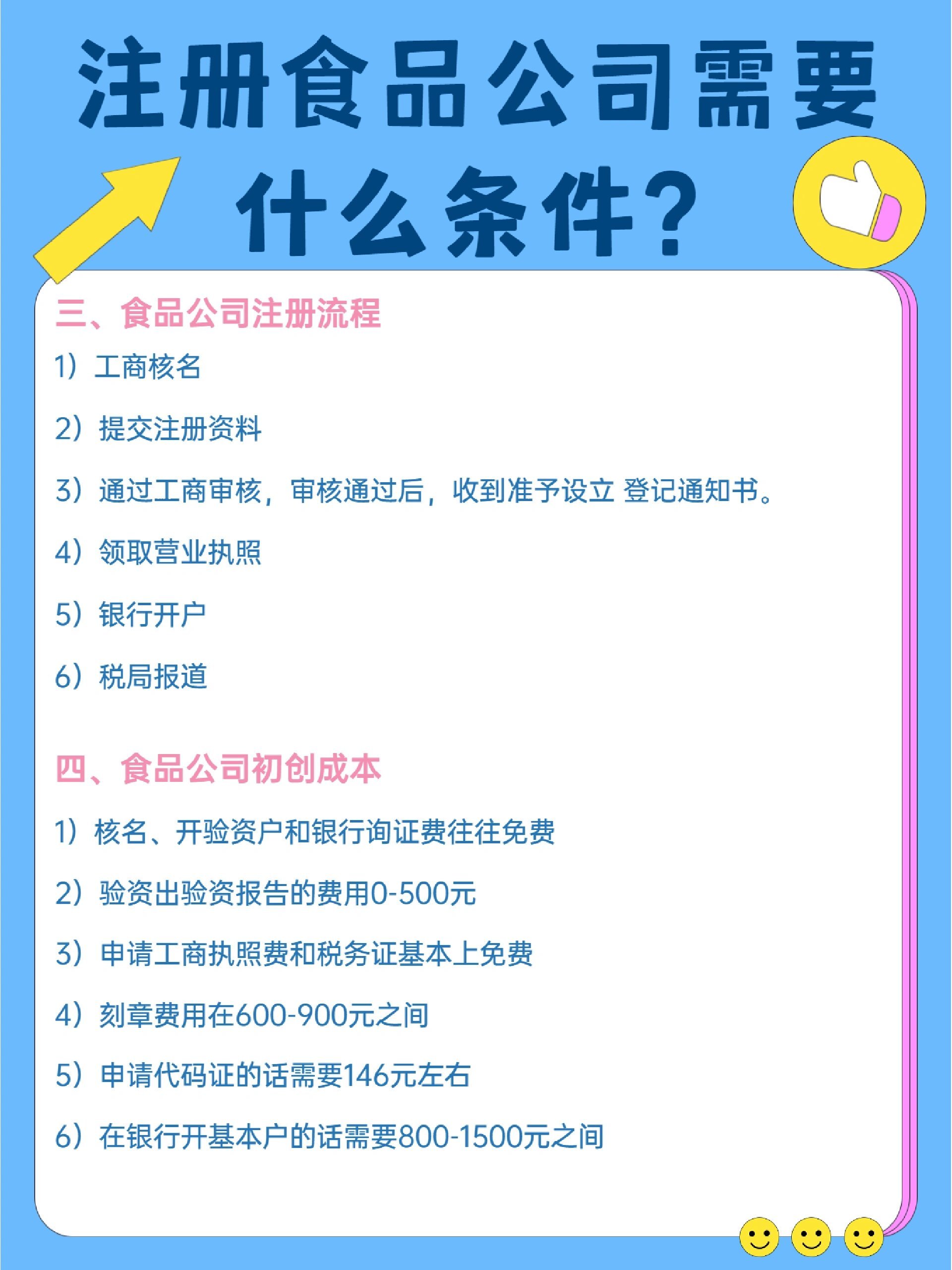 公司注册条件及费用标准是多少