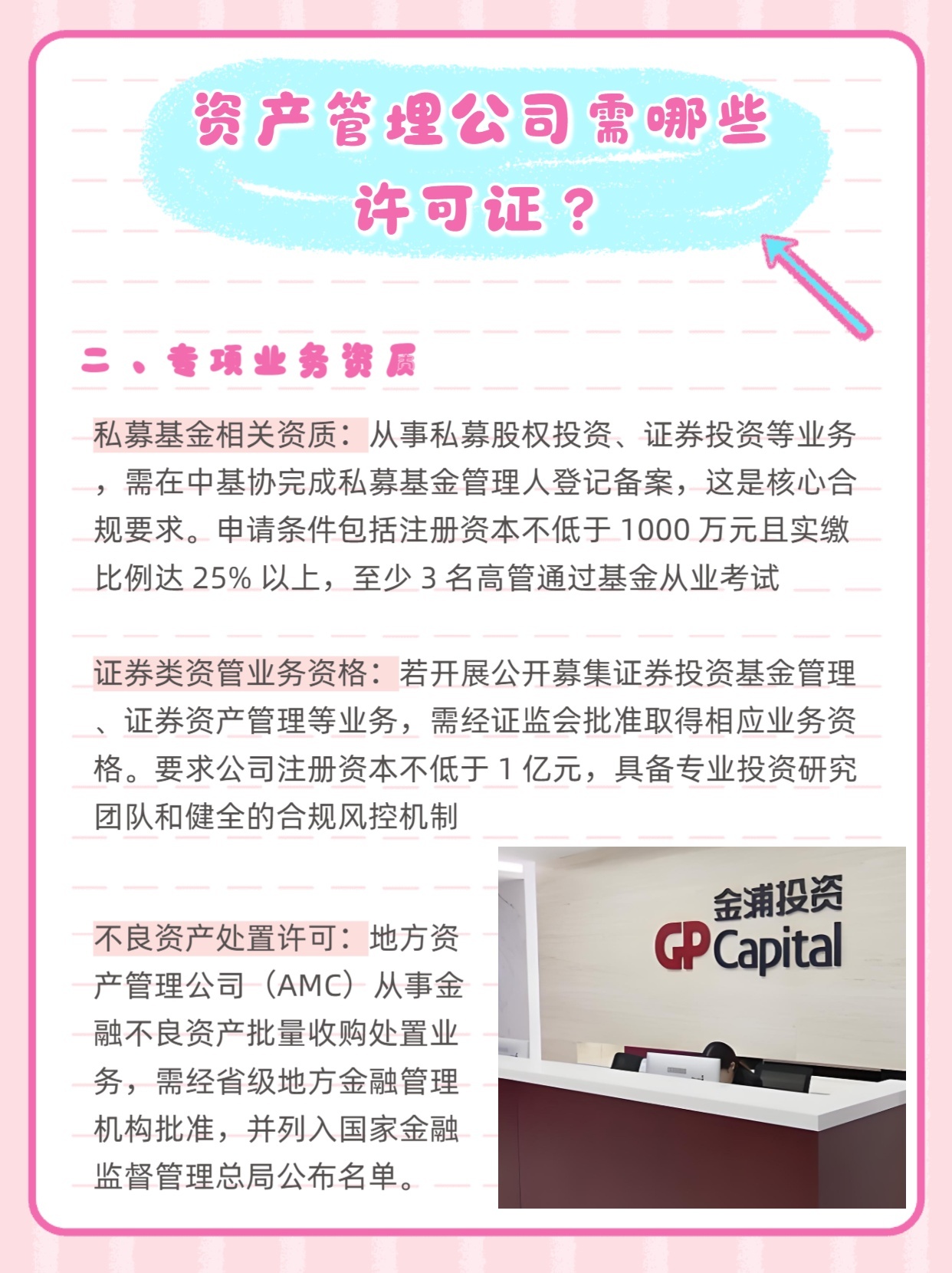 资产管理类公司注册要求