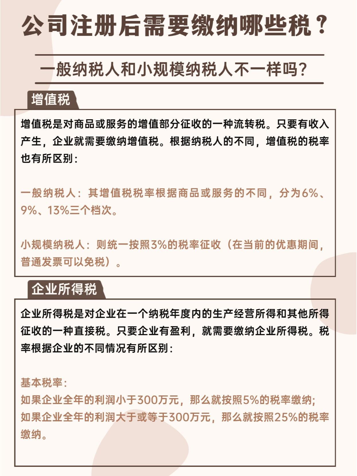 个人注册公司如何纳税