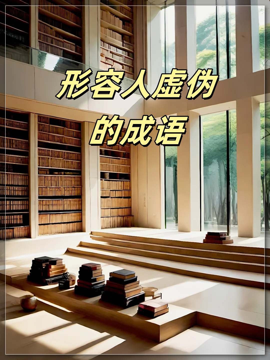 形容人虚伪的成语