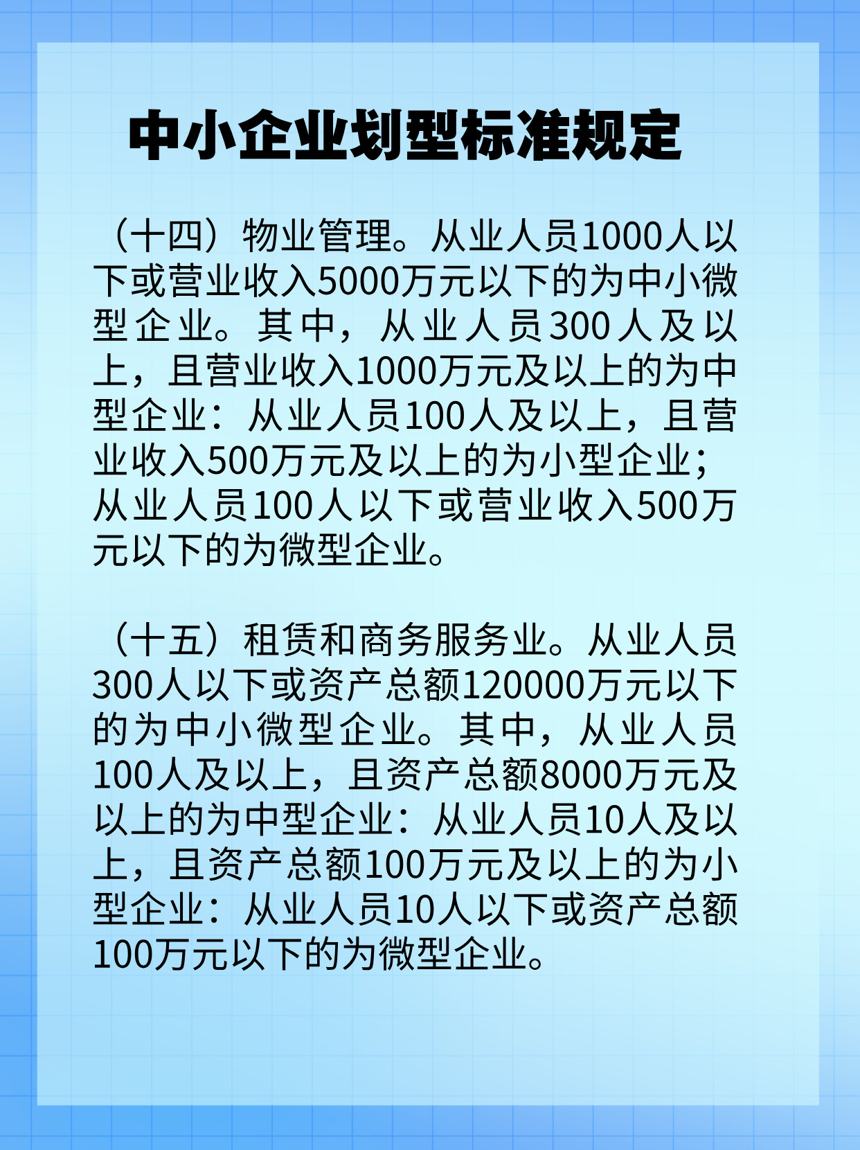 批发行业规模认定标准