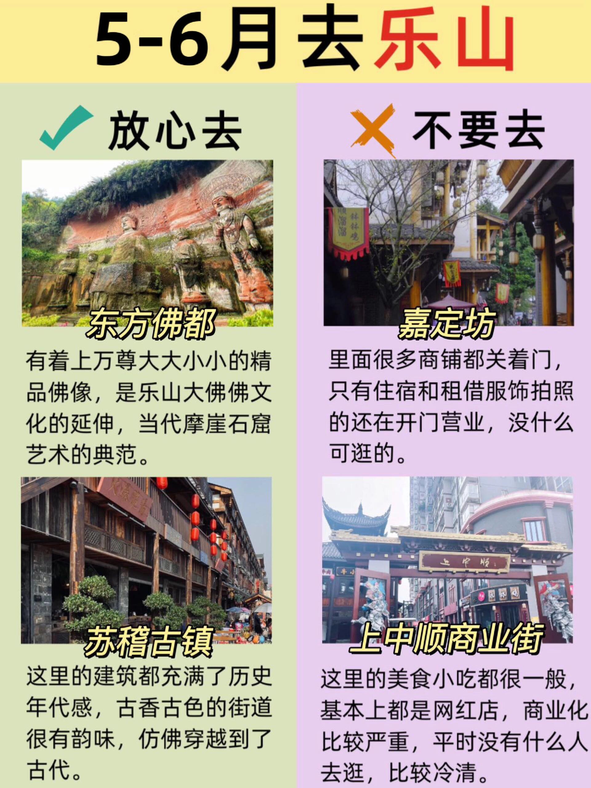乐山旅游攻略：5-6月游玩推荐