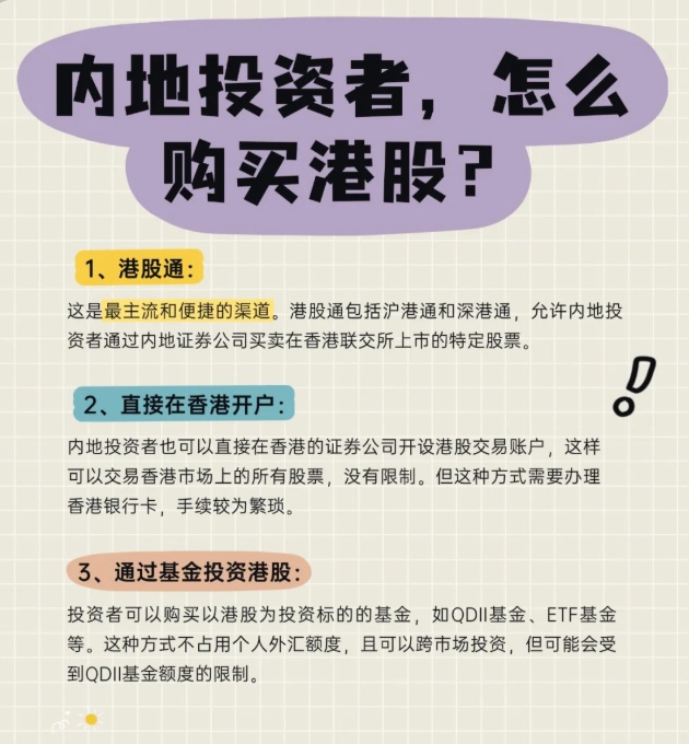 内陆怎么买港股的股票