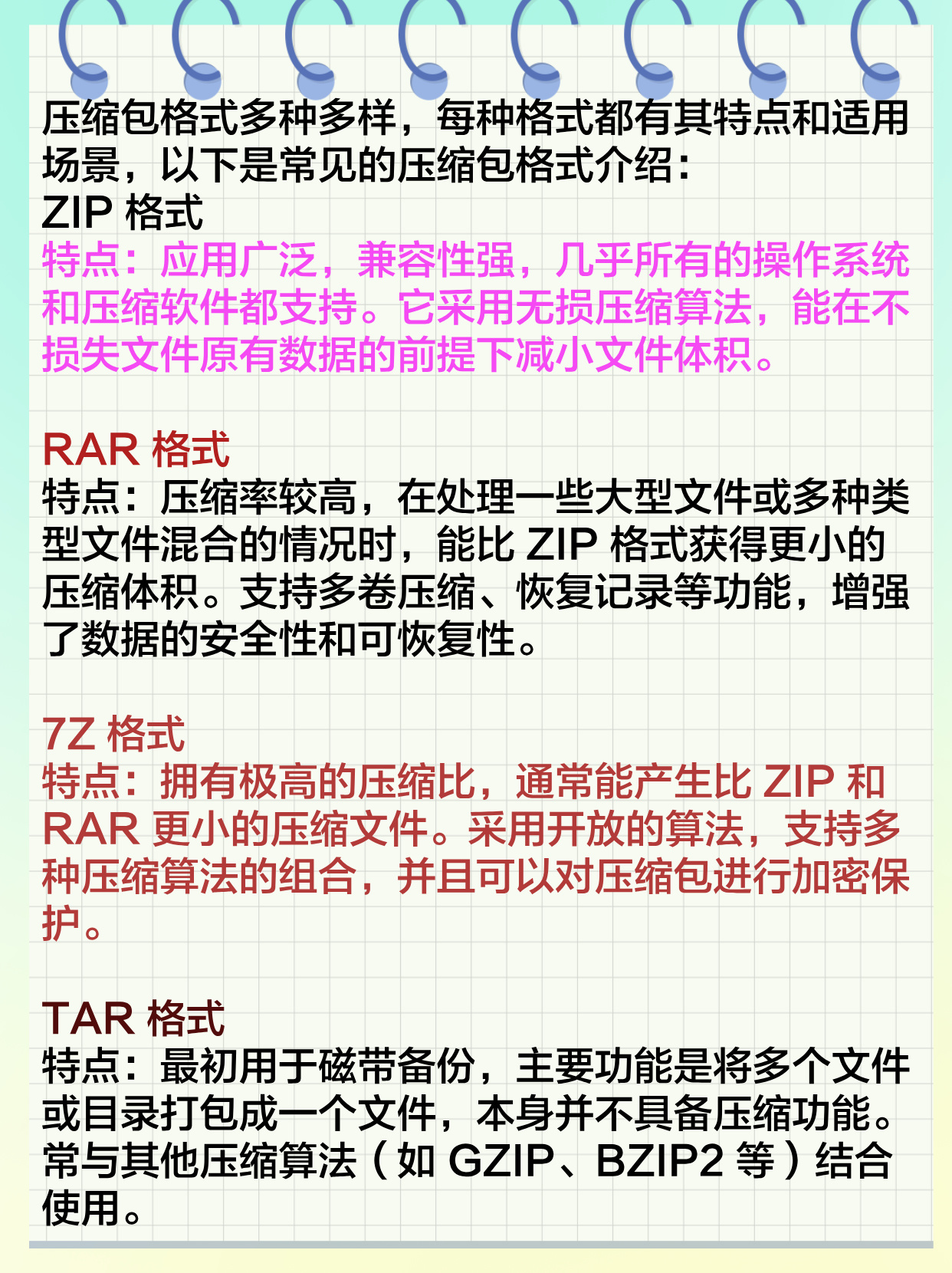 压缩包格式的演变，未来趋势是什么？