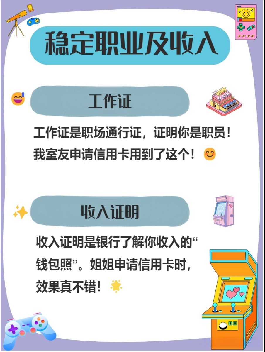 信用卡申请需哪些条件