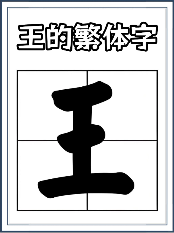 王的繁体字