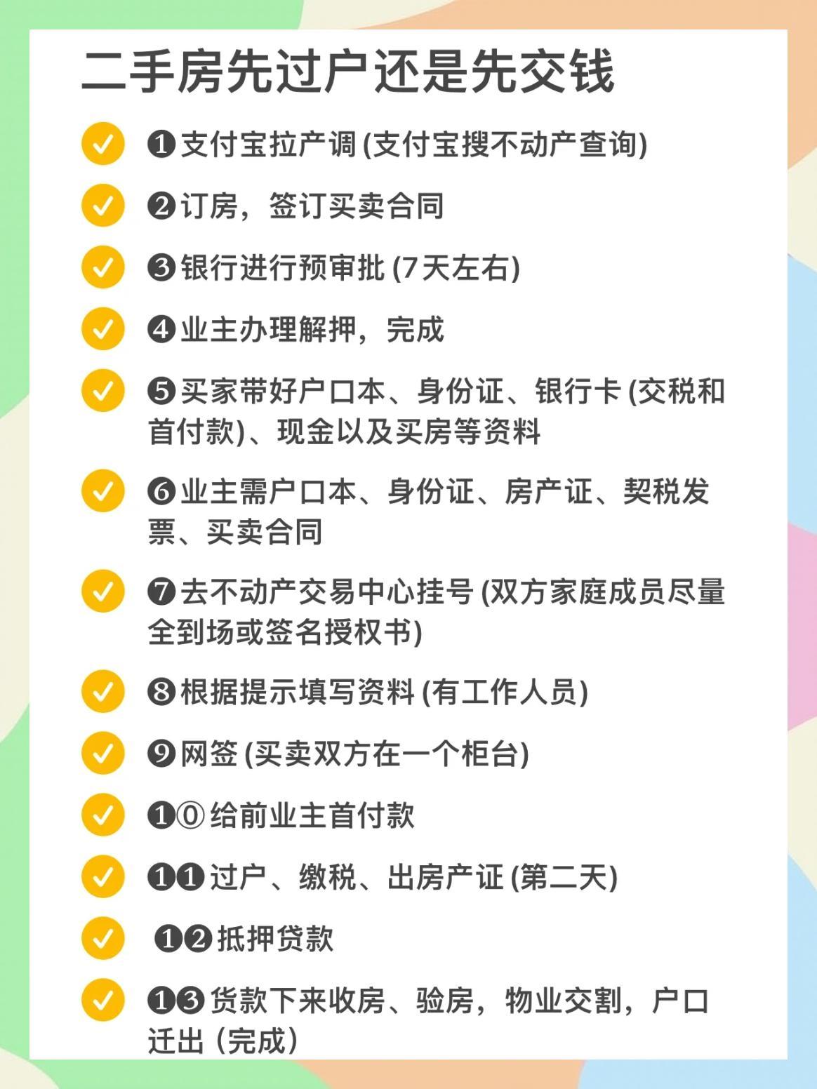 秒懂：二手房贷款买房从看房到入住全流程介绍