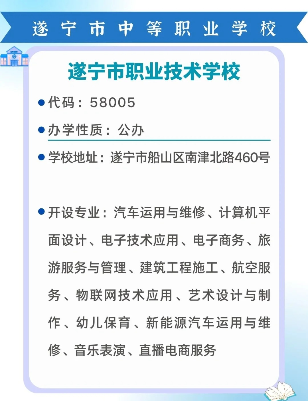 遂宁市职高公办学校有哪些