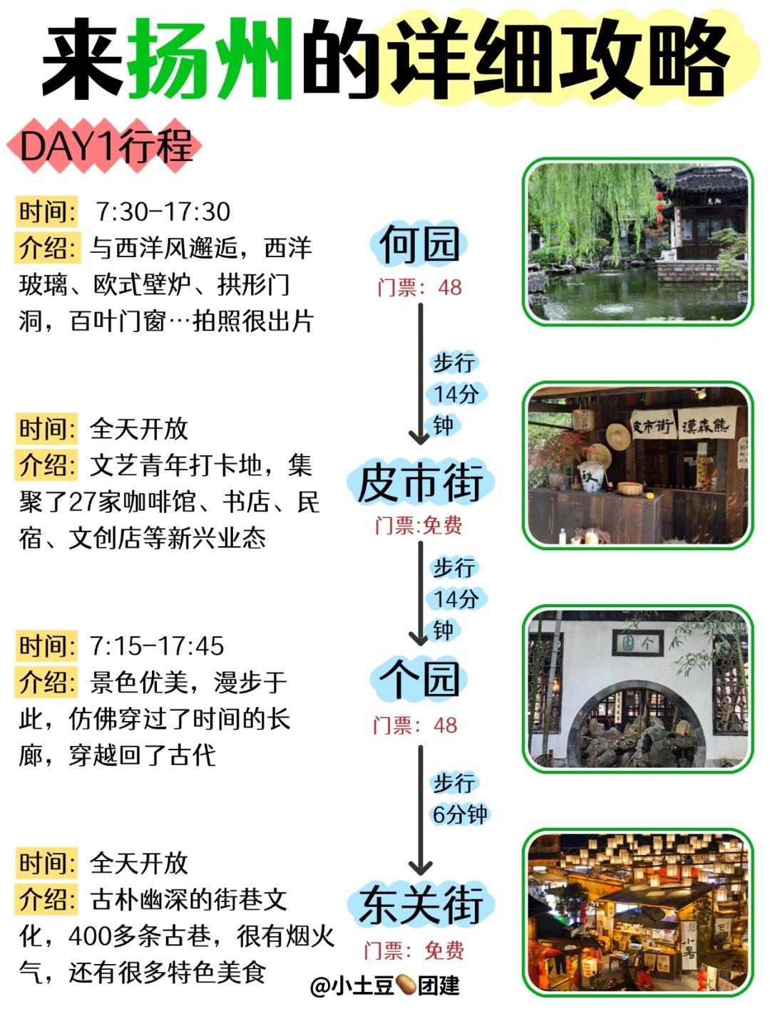 扬州3日游保姆级攻略