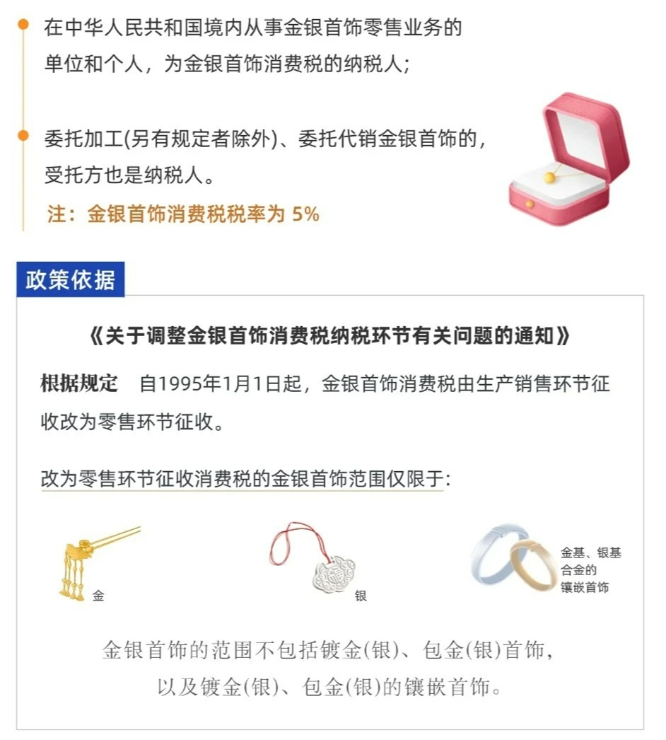 批发黄金首饰需要缴纳消费税吗