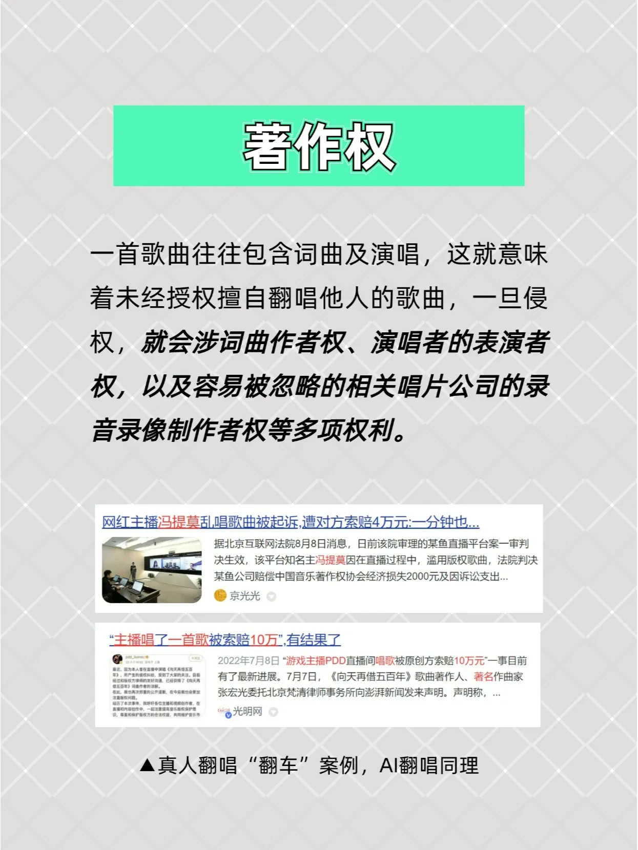 购买翻唱版权违法吗