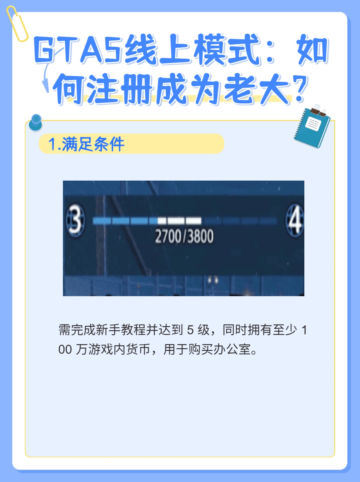 gta如何注册成为老大 gta如何注册成为老大