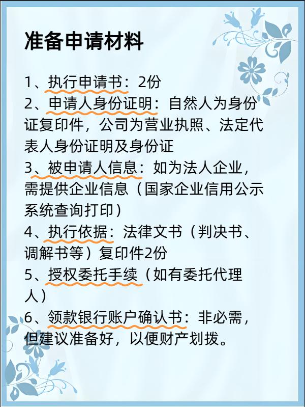 线上申请强制执行全流程