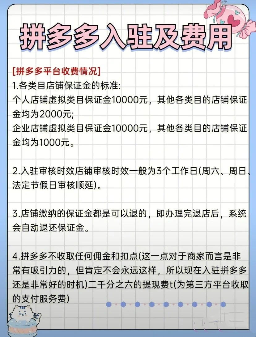 拼多多保证金多少钱  第1张
