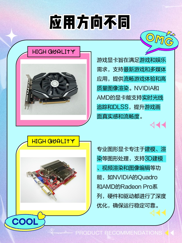 秒懂：游戏显卡与专业图形显卡的区别