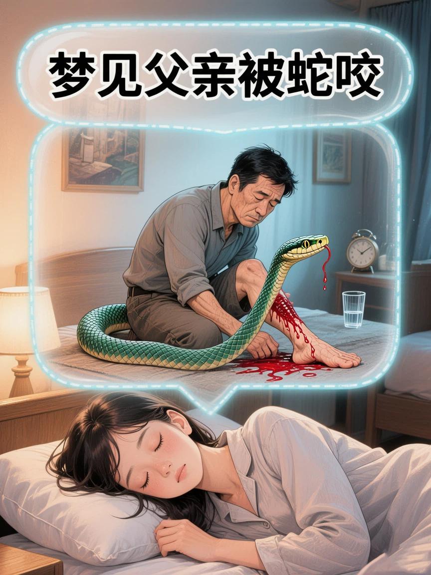 梦到蛇咬父母，解梦之旅的深层含义探索