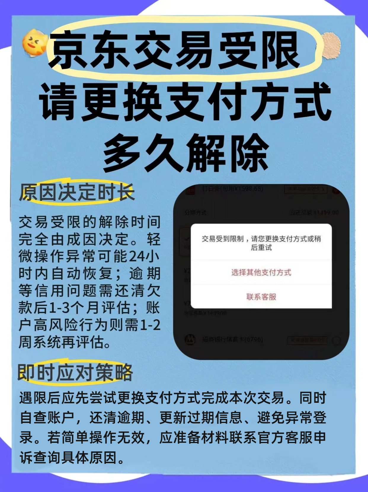 账户交易受限什么时候解除