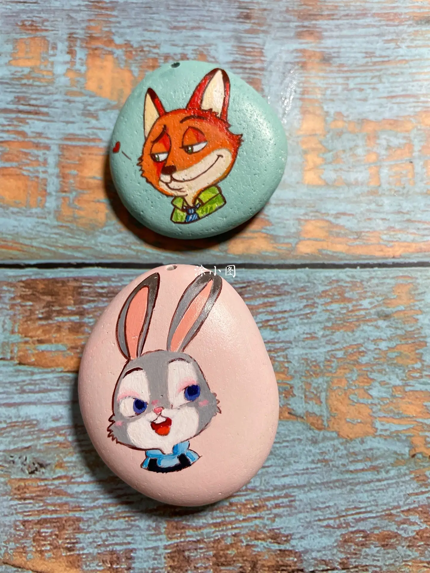 【朱迪和尼克】绘画