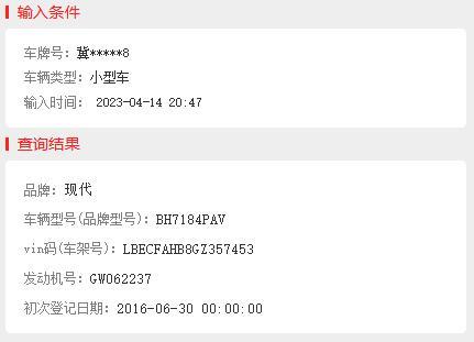 车辆注册日期查询系统