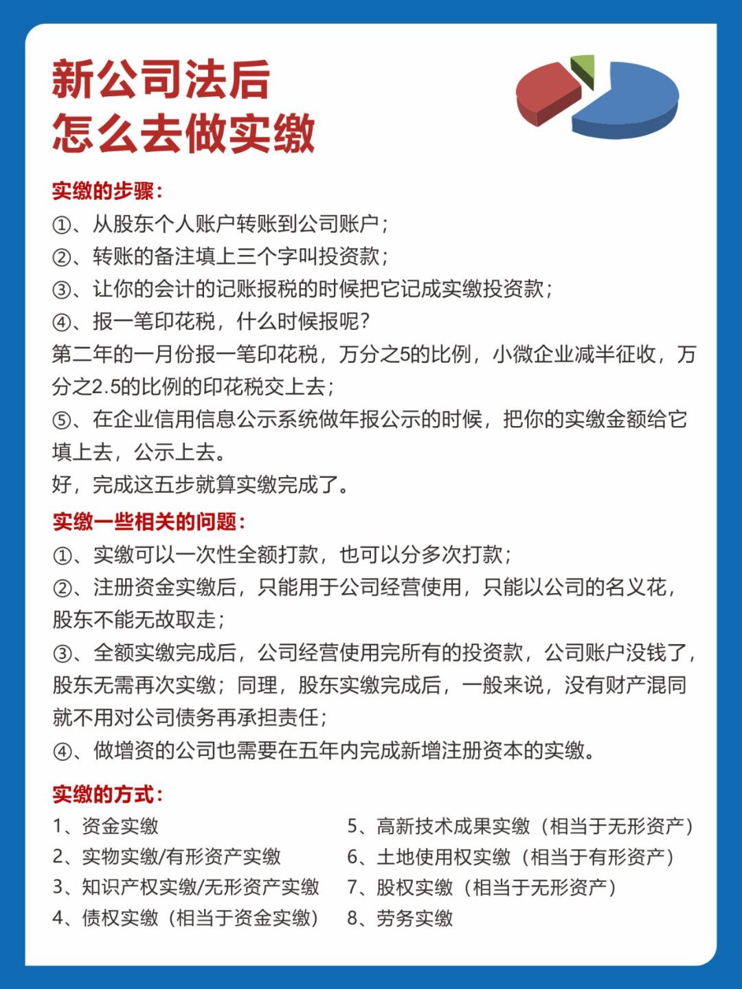 公司注册资金实缴全流程详解