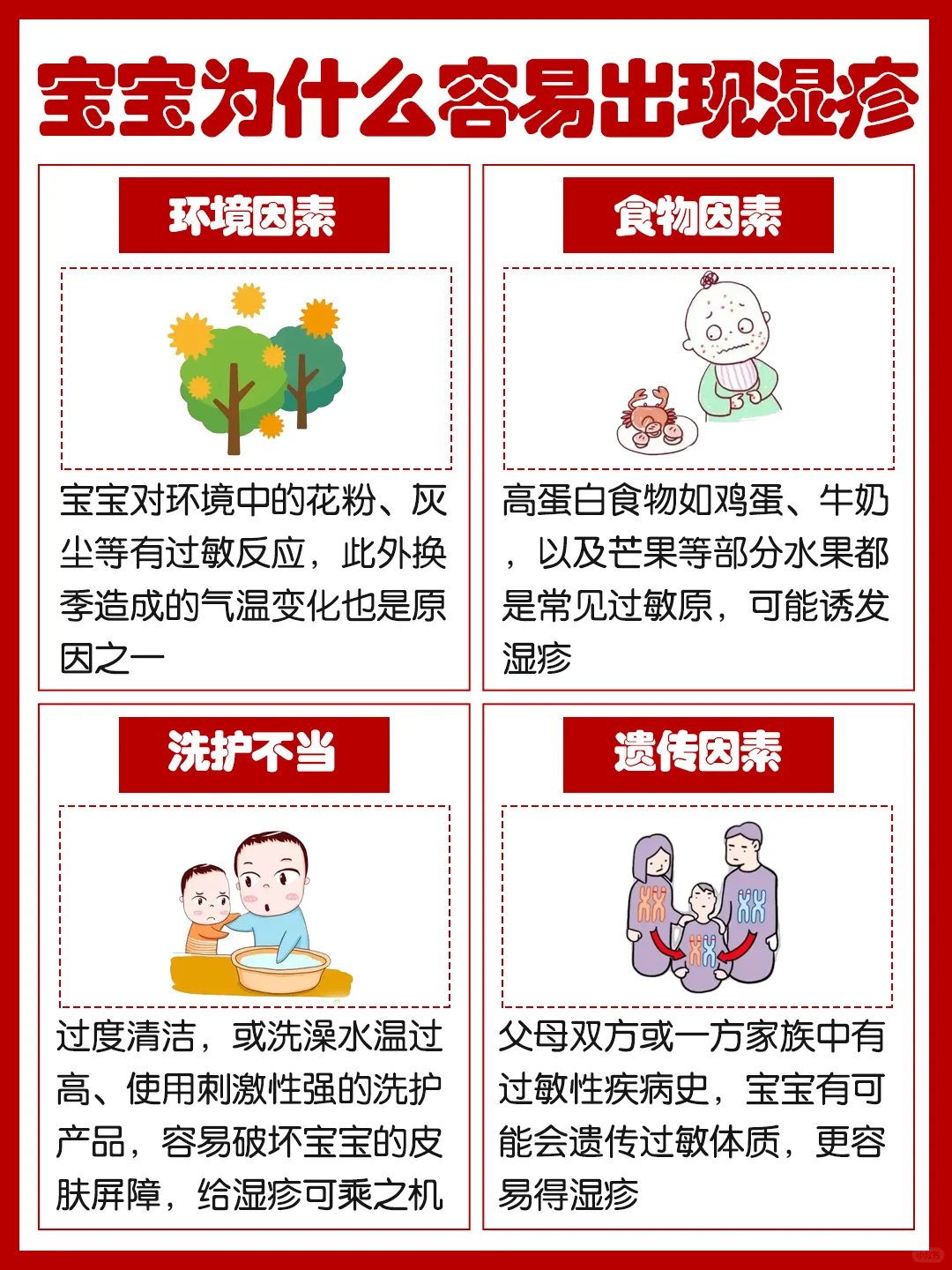 冬季宝宝湿疹来袭怎么办❓实战干货请查收