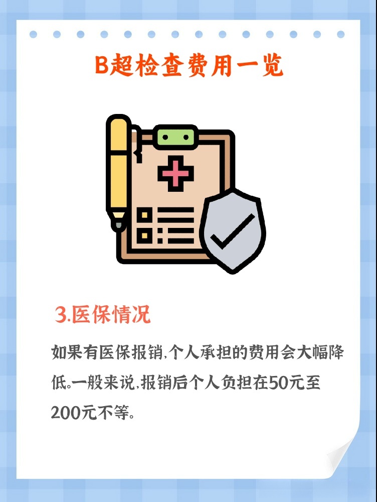 一文看懂：b超检查费用与医保报销细则