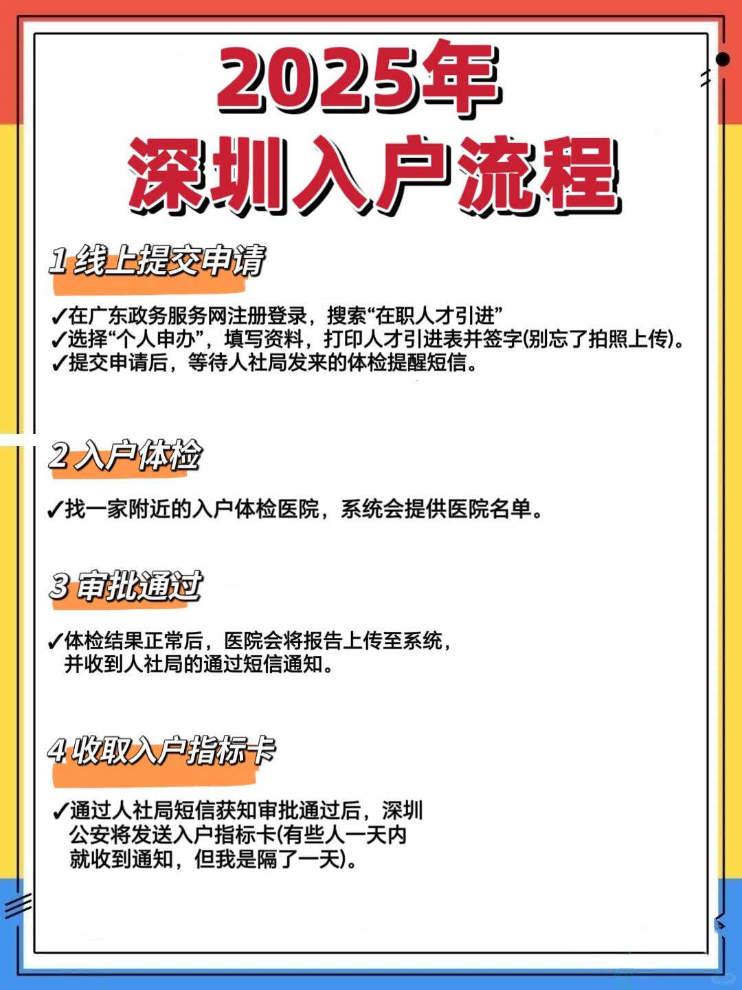 深圳入户全流程解析✨轻松搞定不迷茫