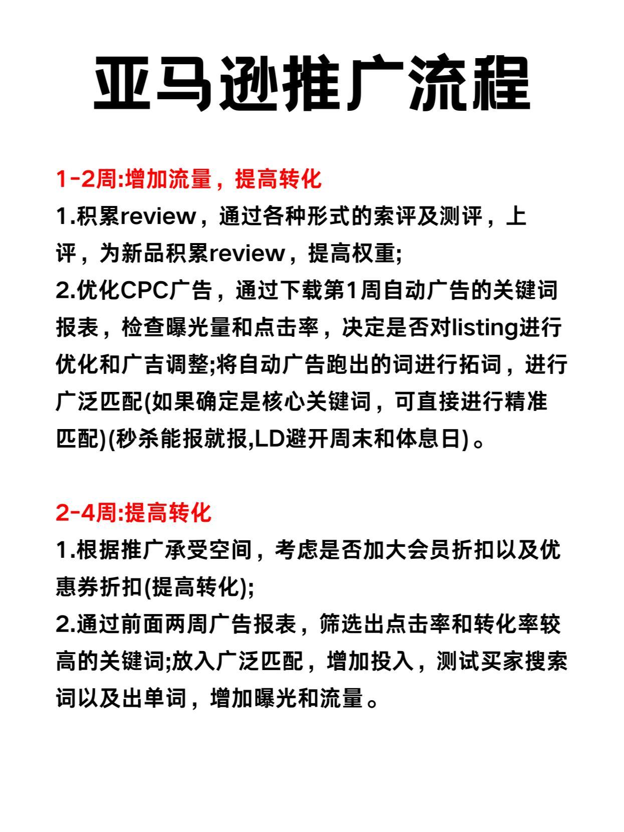 介绍：亚马逊卖家新品推广步骤详解